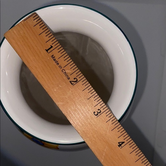 Tiffany & Co. Floral Vase with Blue, Yellow, and Pink Flower Accents - Picture 6 of 8